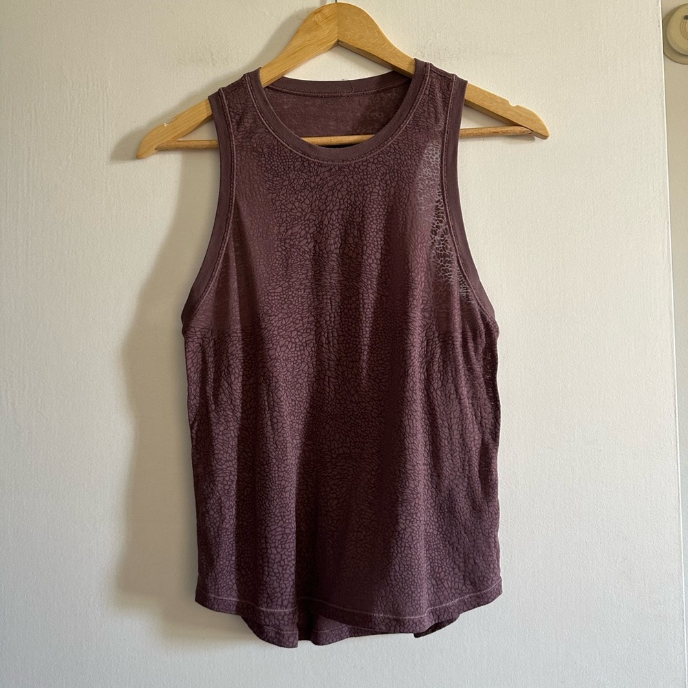 Lululemon Athletica Purple Timeless Classic Tank Top Size Small EUC - Picture 6 of 11